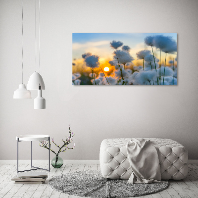 Canvas Wall art Flowers floral white