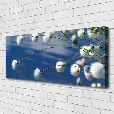 Canvas Wall art Flowers floral white