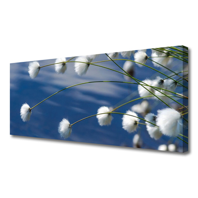 Canvas Wall art Flowers floral white