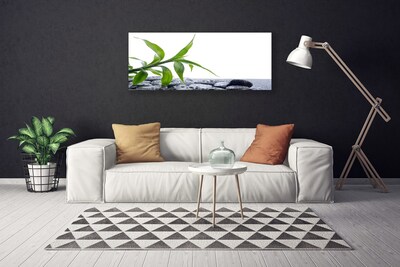 Canvas Wall art Leaf floral green