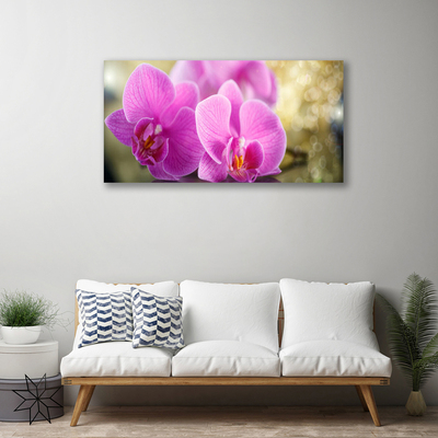 Canvas Wall art Flowers floral pink