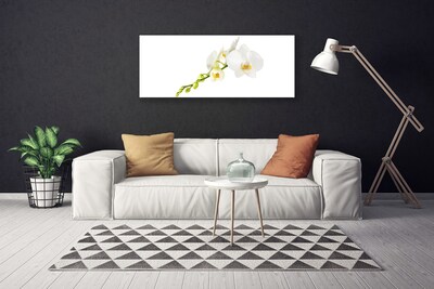 Canvas Wall art Flowers floral white