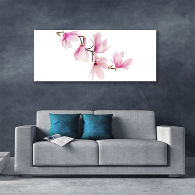 Canvas Wall art Flowers floral pink