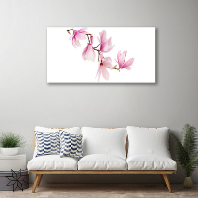 Canvas Wall art Flowers floral pink