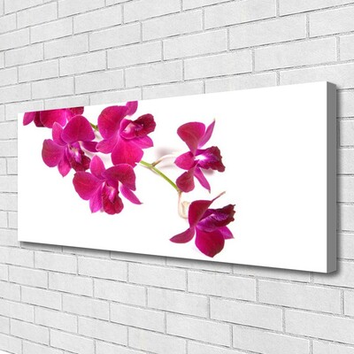 Canvas Wall art Flowers floral red