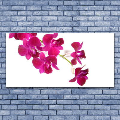 Canvas Wall art Flowers floral red