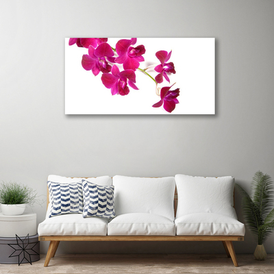 Canvas Wall art Flowers floral red