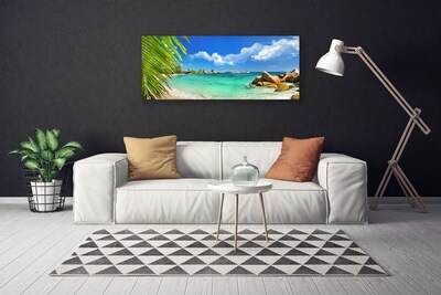 Canvas Wall art Sea landscape blue