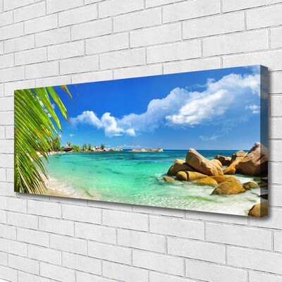 Canvas Wall art Sea landscape blue