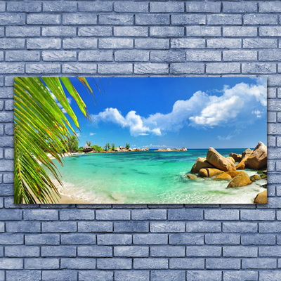 Canvas Wall art Sea landscape blue