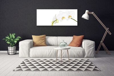 Canvas Wall art Flowers floral white