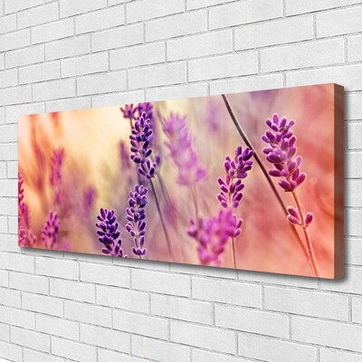 Canvas Wall art Flowers floral purple pink