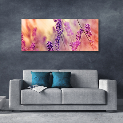 Canvas Wall art Flowers floral purple pink