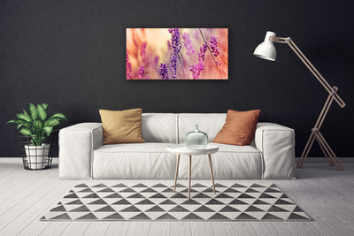 Canvas Wall art Flowers floral purple pink