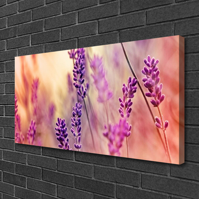 Canvas Wall art Flowers floral purple pink