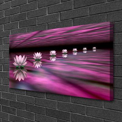 Canvas Wall art Flowers floral pink