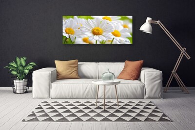 Canvas Wall art Daisy floral yellow white