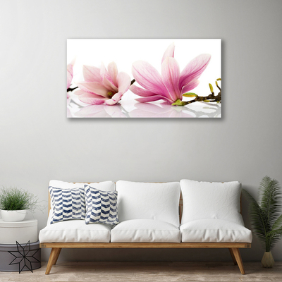 Canvas Wall art Flowers floral pink