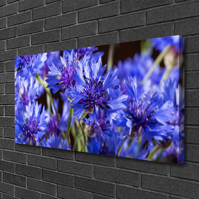 Canvas Wall art Flowers floral purple