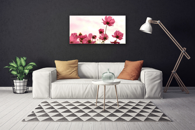 Canvas Wall art Flowers floral pink