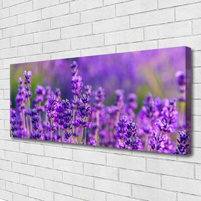 Canvas Wall art Flowers floral purple