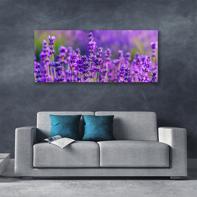 Canvas Wall art Flowers floral purple