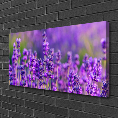 Canvas Wall art Flowers floral purple