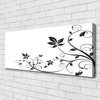 Canvas Wall art Abstract art black white