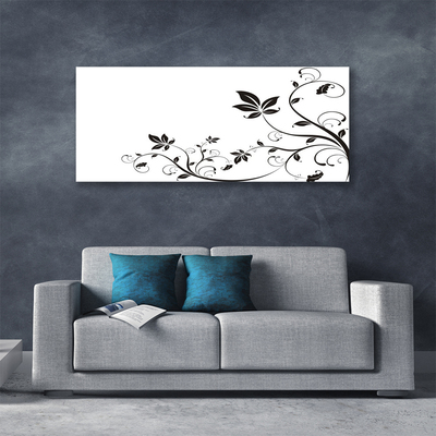 Canvas Wall art Abstract art black white