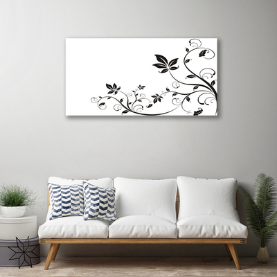 Canvas Wall art Abstract art black white