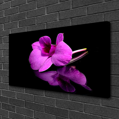 Canvas Wall art Flower floral pink