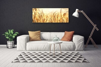 Canvas Wall art Wheat floral yellow