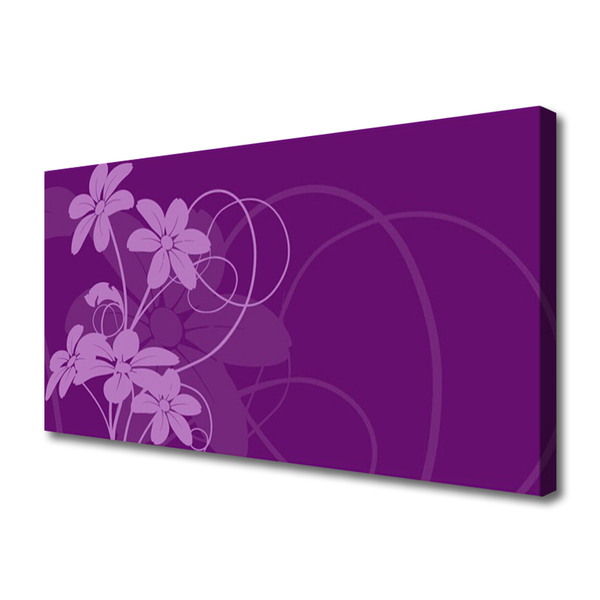 Canvas Wall art Abstract art pink