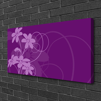 Canvas Wall art Abstract art pink