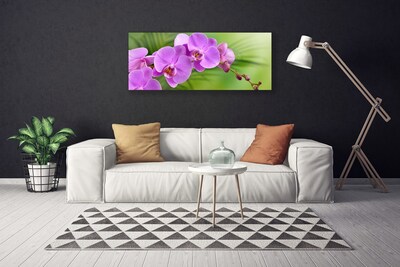 Canvas Wall art Flowers houses pink