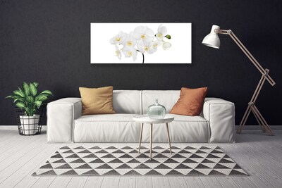 Canvas Wall art Flowers floral white