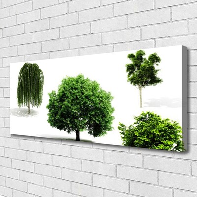 Canvas Wall art Trees nature brown green