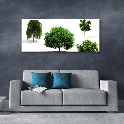 Canvas Wall art Trees nature brown green