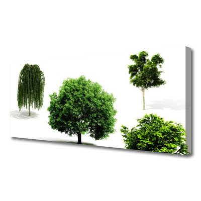 Canvas Wall art Trees nature brown green