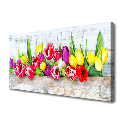 Tulup Canvas print Wall art on 100x50 Image Picture Flower Water Art 