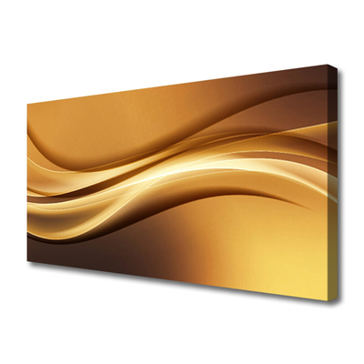 Canvas Wall art Abstract art yellow black