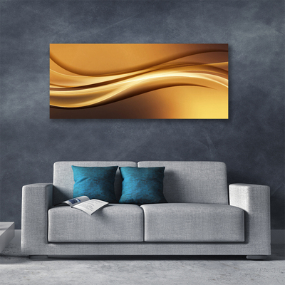 Canvas Wall art Abstract art yellow black