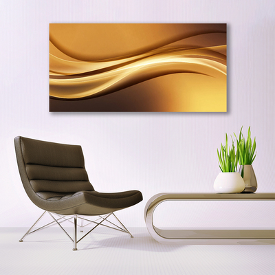 Canvas Wall art Abstract art yellow black