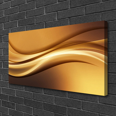 Canvas Wall art Abstract art yellow black