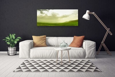 Canvas Wall art Meadow nature green