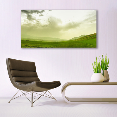 Canvas Wall art Meadow nature green