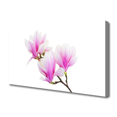 Canvas Wall art Flowers floral pink