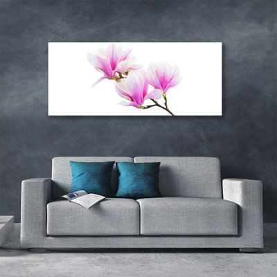 Canvas Wall art Flowers floral pink