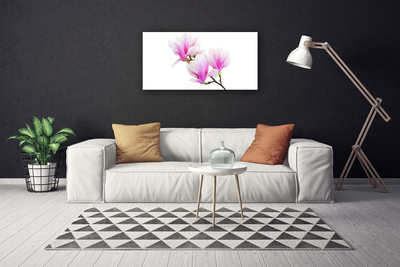 Canvas Wall art Flowers floral pink