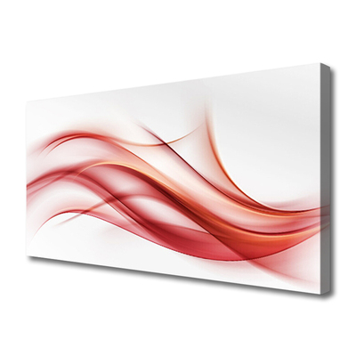 Canvas Wall art Abstract art orange white